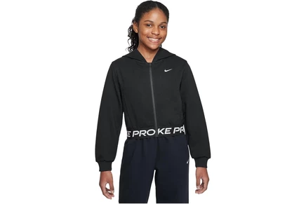 Женский свитшот Nike Kids Pro Fleece Dri-fit Full-zip Hoodie (Big Kid)