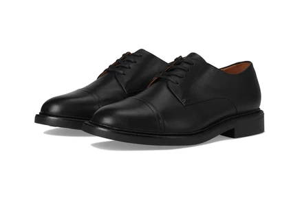 Мужские оксфорды Polo Ralph Lauren Asher Cap Toe из телячьей кожи, черные