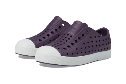 Кроссовки для малышей Native Shoes Kids Jefferson, фиолетово-белые