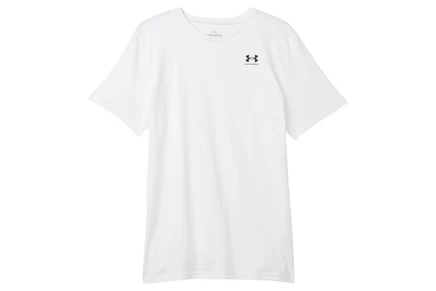 Детская футболка Under Armour Kids Sportstyle, бело-черная