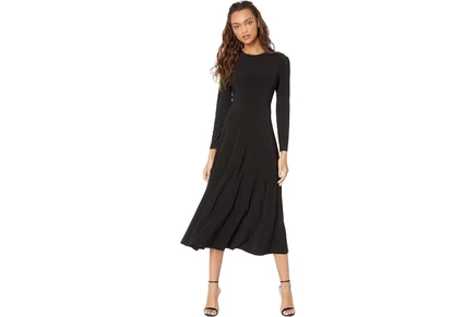 Платье Norma Kamali Long Sleeve Flared Dress