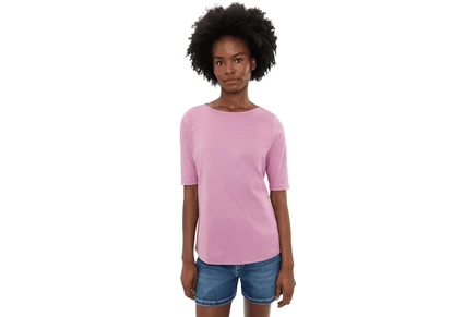 Топ L.L.Bean Pima Boatneck Elbow Sleeve Shirt