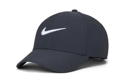 Унисекс кепка Nike Dri-FIT Club Structured Swoosh, тёмно-серый/белый