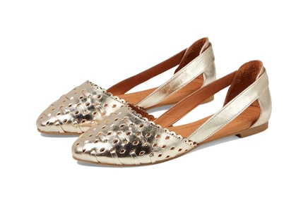 Женские балетки Spring Step Delorse, золотистые