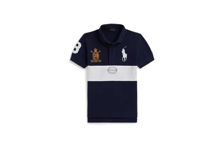 Детское поло Polo Ralph Lauren Big Pony, темно-синее