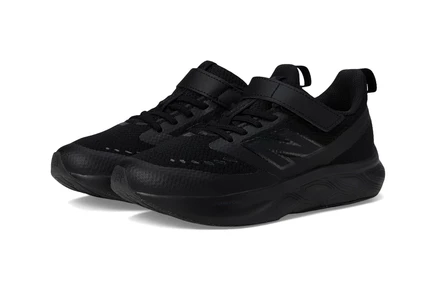 New Balance Kids Fresh Foam 625 Bungee Lace with Top Strap (Little Kid) black/phantom