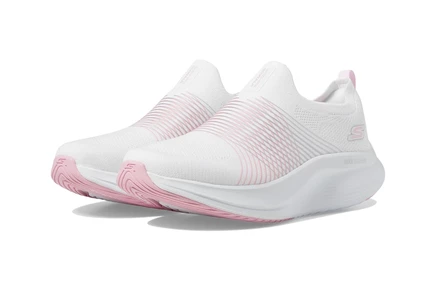 Женские кроссовки Skechers Go Walk Max Walker, бело-розовые