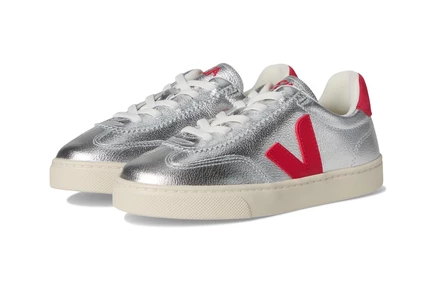 Кроссовки для детей VEJA Kids Small Volley, серебристые