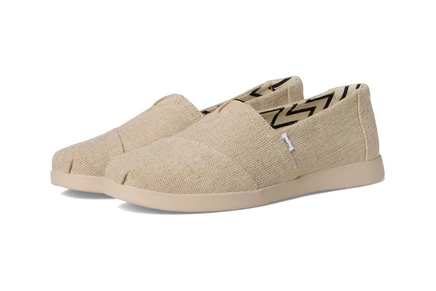 Женские балетки TOMS Alpargata Plus, натуральный
