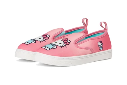 Кроссовки Josmo Hello Kitty Canvas Slip On Sneakers (little Kid/Big Kid)
