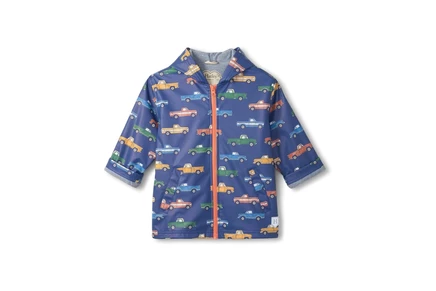 Hatley Kids Trucks Zip-up Rain Jacket (Toddler/Little Kid/Big Kid)