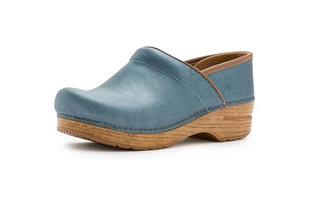 Унисекс сабо Dansko Professional, синий металлик