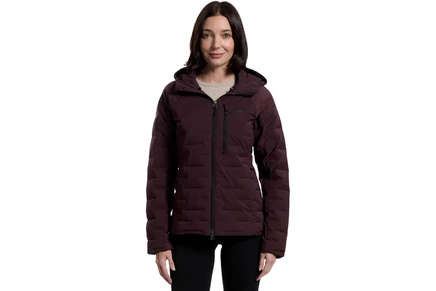 Женская куртка Mountain Hardwear Stretchdown, ежевичная