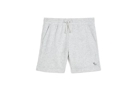 Детские шорты Abercrombie Kids Essential, серый меланж