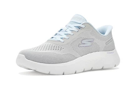 Женские слипоны Skechers Go Walk Flex Azriel, серо-голубые