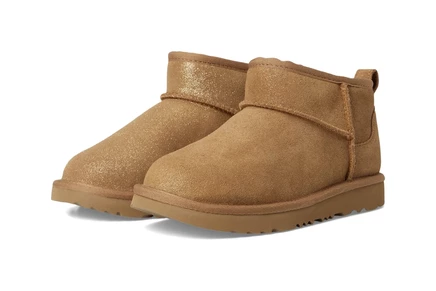 Ботинки UGG Kids Classic Ultra Mini Dazzle (Little Kid/Big Kid)