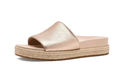 bronze metallic leather