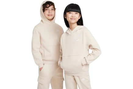 Женский свитшот Nike Kids NSW Club Fleece LBR Hoodie (Little Kids/Big Kids)