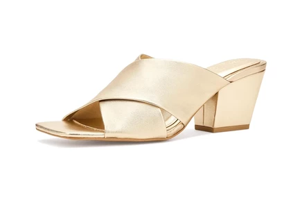 Женские мюли Vince Camuto Kespa Cross Band, золотистые