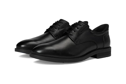 Nunn Bush Kore Icon Plain Toe Oxford Easy On Easy Off Dress Casual Shoe black