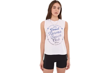 Женская футболка Spiritual Gangster Beach Club Vibe Tank