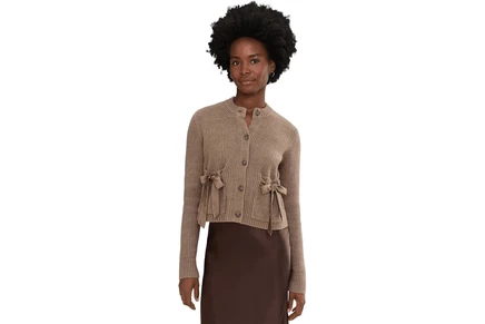 Свитер Splendid Stassi Satin Tie Cardigan