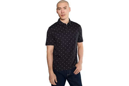 Мужская рубашка Armani Exchange All Over Logo Polo
