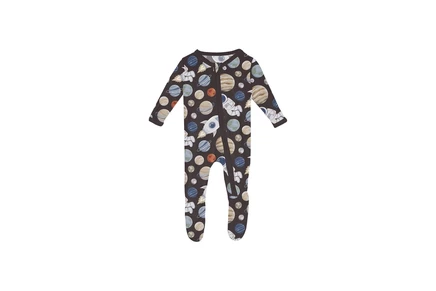 Комбинезон для младенцев Kickee Pants с двухсторонней молнией, тёмно-синий