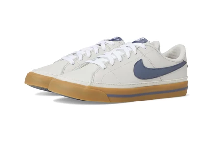 Женские кроссовки Nike Kids Court Legacy (Big Kid) light bone/light carbon/gum light brown