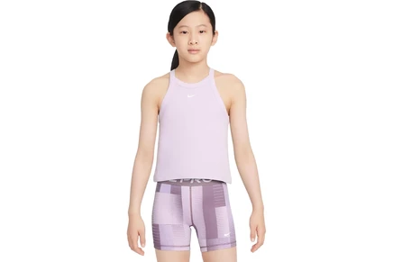 Топ-бра для девочек Nike High-Neck FM Sport, белый