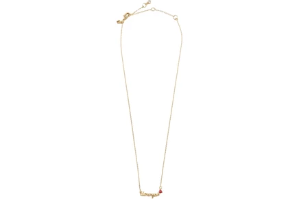 Колье Kate Spade New York I Love You, золотое