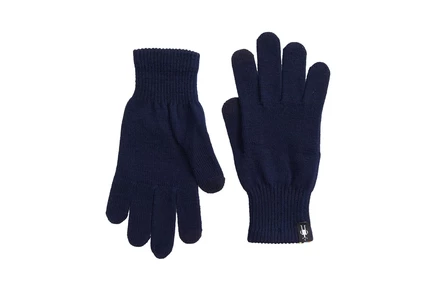 Унисекс перчатки Smartwool Merino Liner, темно-синие