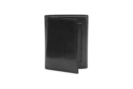 Кошелек Bosca Old Leather Collection трёхскладной, черный