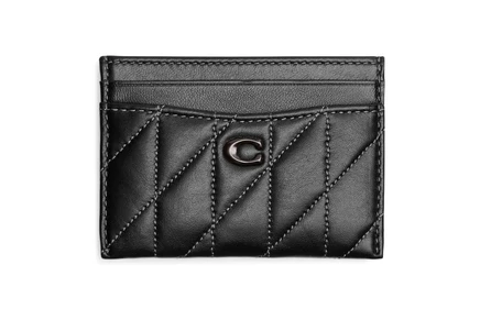 Унисекс кошелек Coach Quilted Pillow, черный