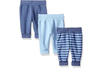Детские флисовые джоггеры Hanes Flexy, 3 шт., синие