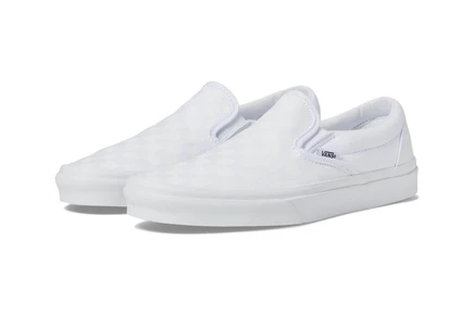 Vans Classic Slip-On (checkerboard) true white/true white