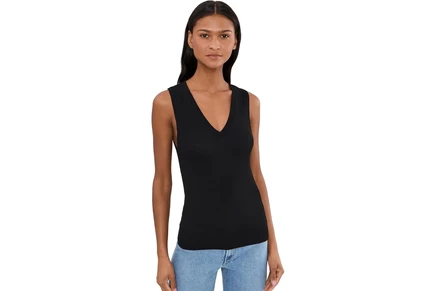 Michael Stars Sofie Crop Tank black