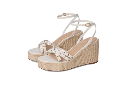 Veronica Beard Philene coconut white leather