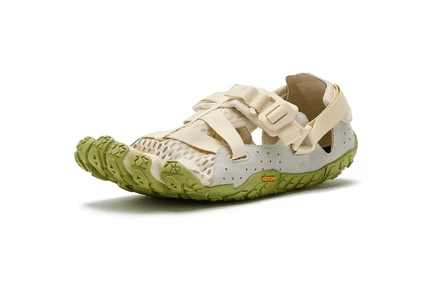 Унисекс обувь vibram fivefingers breezandal, слоновая кость/зеленая