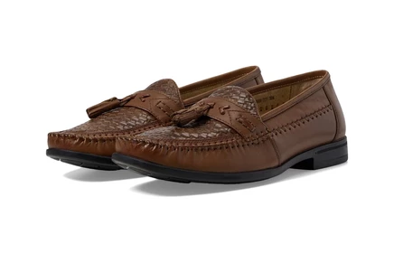 Мужские мокасины Nunn Bush Strafford Woven Moc Toe Loafer