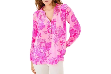 Женская блуза Lilly Pulitzer Elsa Top, розовая