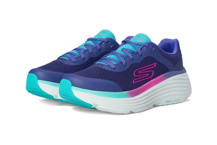 Женские кроссовки Skechers Max Cushioning, фиолетово-бирюзовые