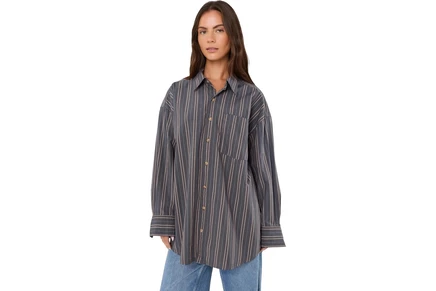 Топ Free People Freddie Striped Shirt