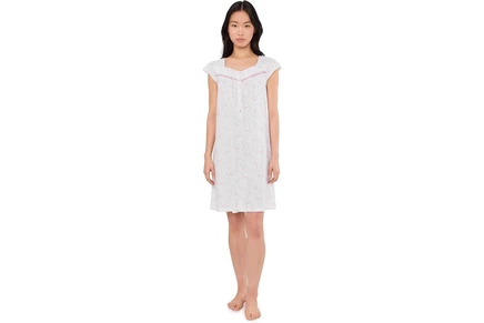 Пижама Eileen West Cotton Knit Cap Sleeve Short Gown