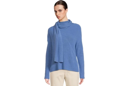 Свитер Elliott Lauren Its a Wrap - Long Sleeve Relax Sweater with attached Scarf