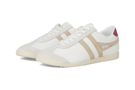 Женские кроссовки Gola Bullet Pure white/bone/cerise