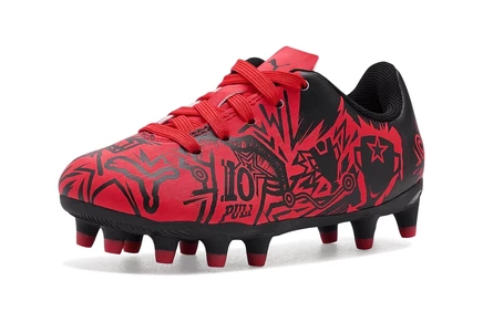 Детские бутсы Puma Tacto II Pulisic, красно-черные
