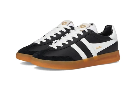 Женские кроссовки Gola Cyclone Leather, черно-белые