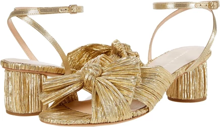 Туфли Loeffler Randall Dahlia Pleated Knot Mule with Ankle Strap
