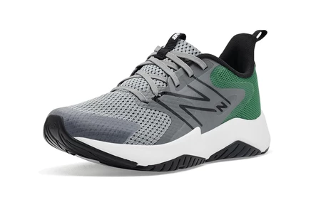 Детские кроссовки New Balance Rave Run, шнуровка, серые